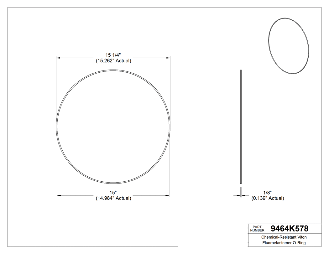 Technical drawing - 9464K578